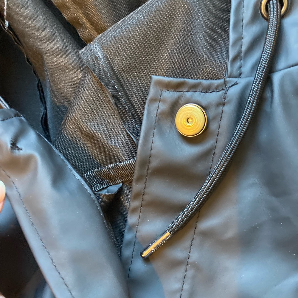 RAINS A-Line Rain Jacket in Black XL - Picture 15 of 16